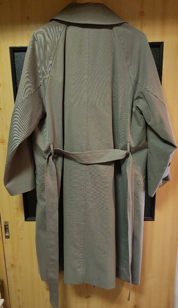極美品 アルテリア 21 aw シャンブレー ギャバジンオーバーコート 3
