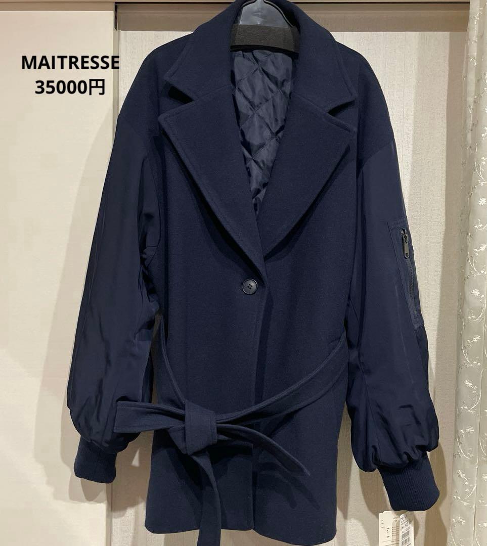 お値下げ⭐︎未使用⭐︎ ヤマダヤ 2way MA-1風 異素材コート - メルカリ