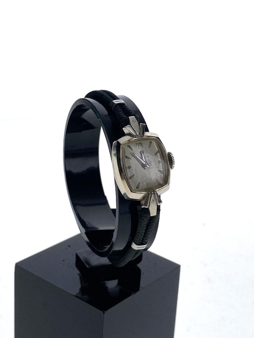 ◆OMEGA オメガ K14WG レディース レクタン 腕時計 09165 楽天市場】レア オメガ 60's アンティーク K14WG 飾りラグ カット