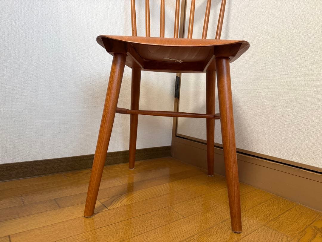 廃盤 TON ダイニングチェア unico 木製 北欧テイスト 椅子 2脚セット