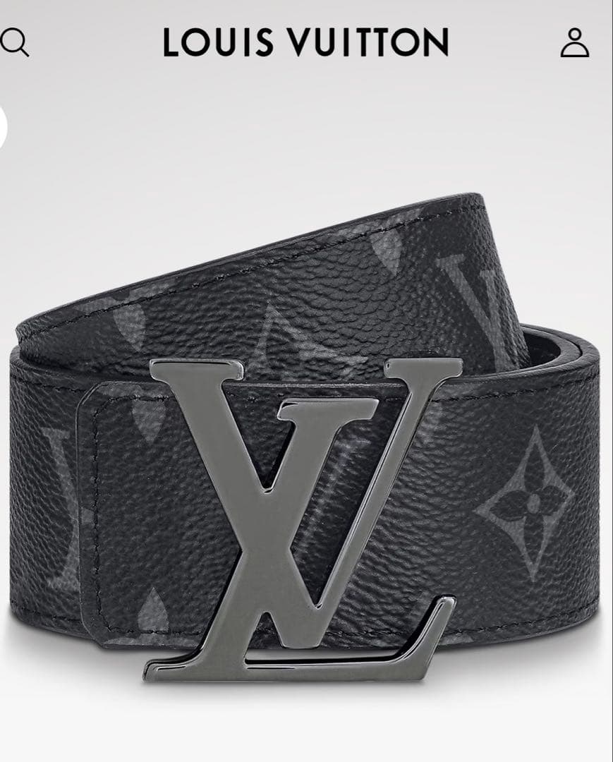 LOUIS VUITTON ベルト　リバーシブル40MM ビジネスシーンでも使える】ルイヴィトン ベルト リバーシブル (Louis