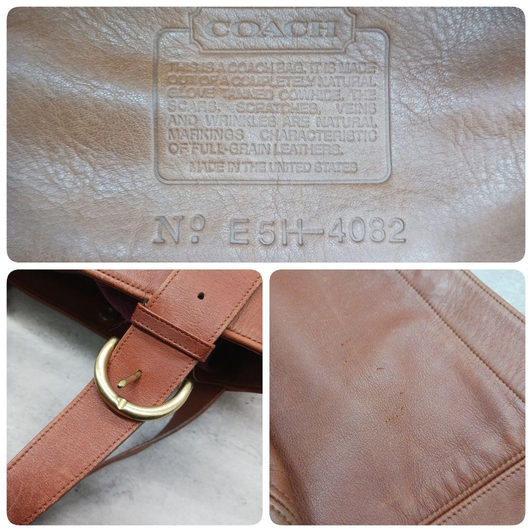 ✨大容量✨ オールドコーチ グラブタンレザー トートバッグ 4082