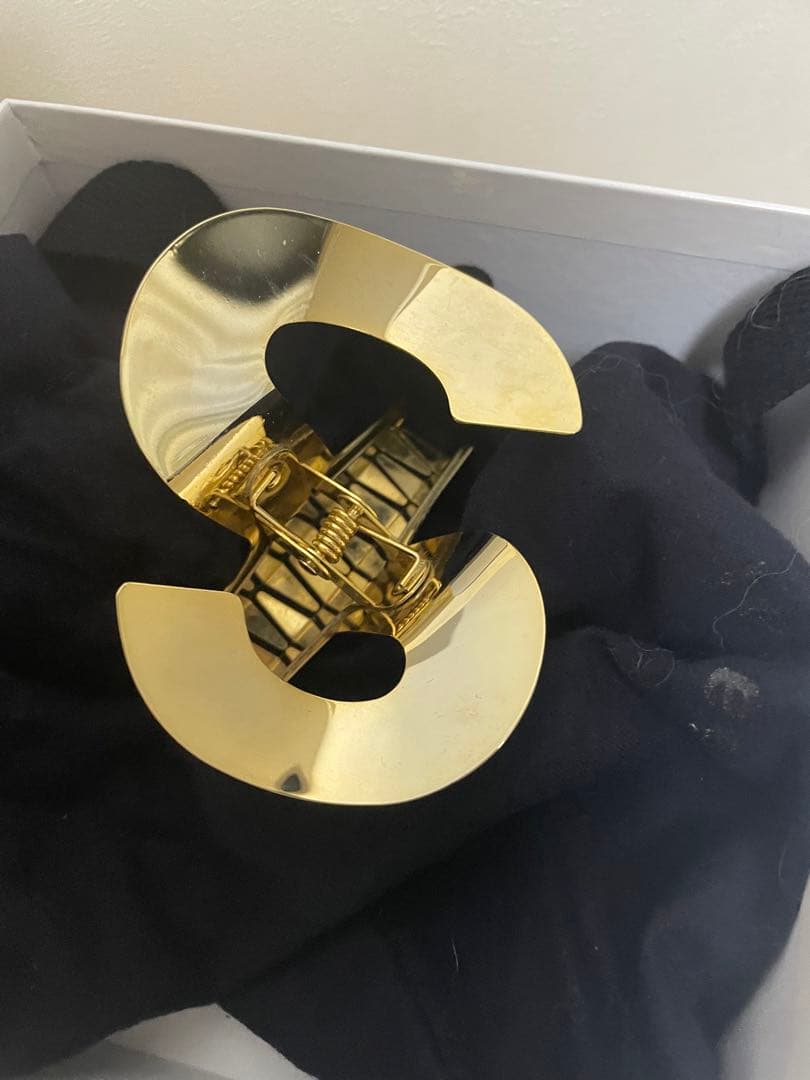 sacai S ヘアクリップゴールド