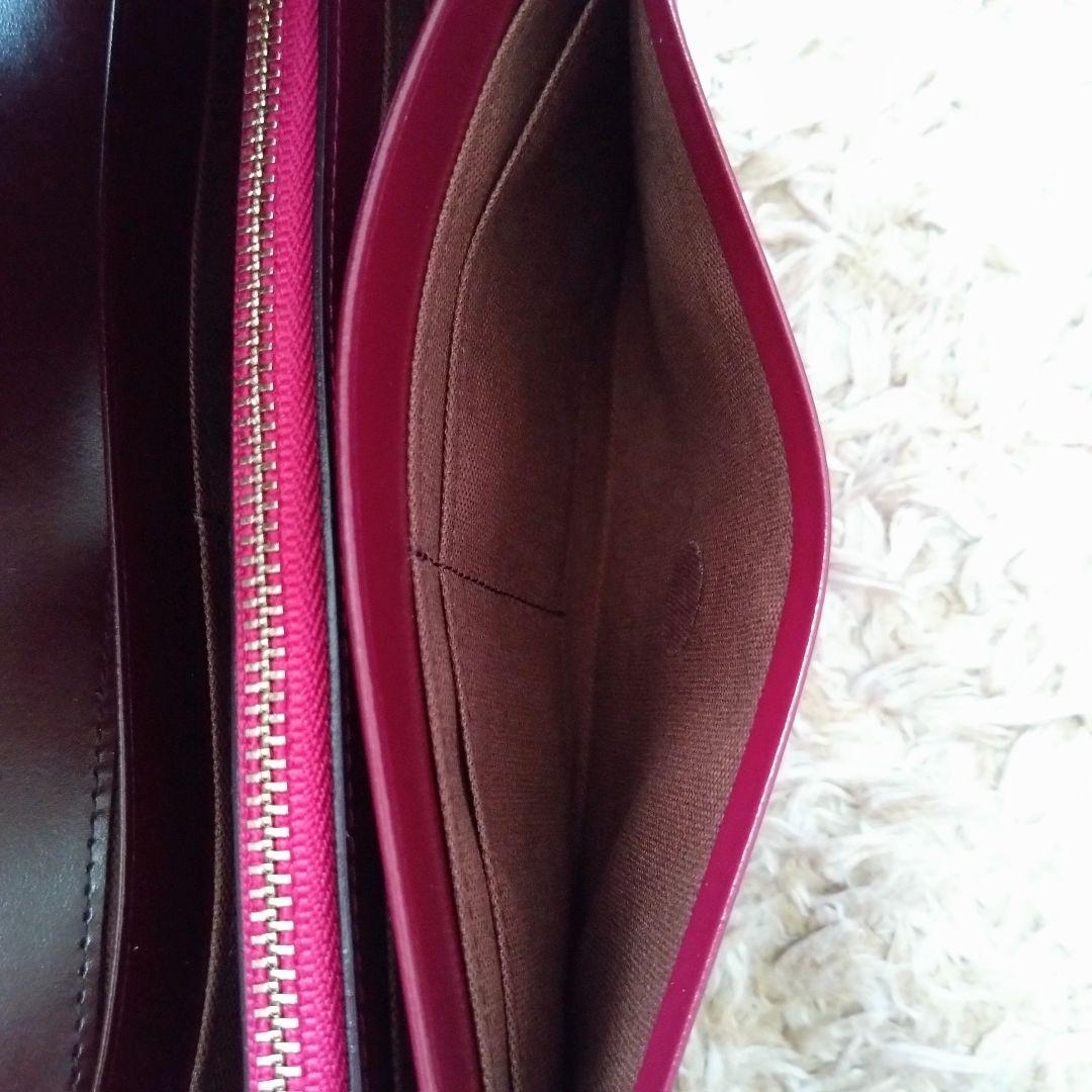 美品】ヴィヴィアンウエストウッド ボルドー 長財布 牛革 箱付