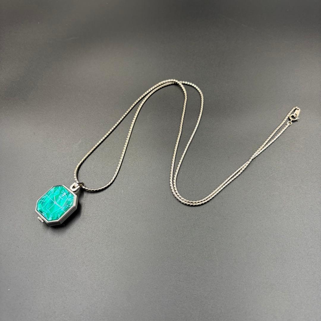 SEIKO 手巻き ペンダントウォッチ 11-3710 裏スケ 多面カットガラス