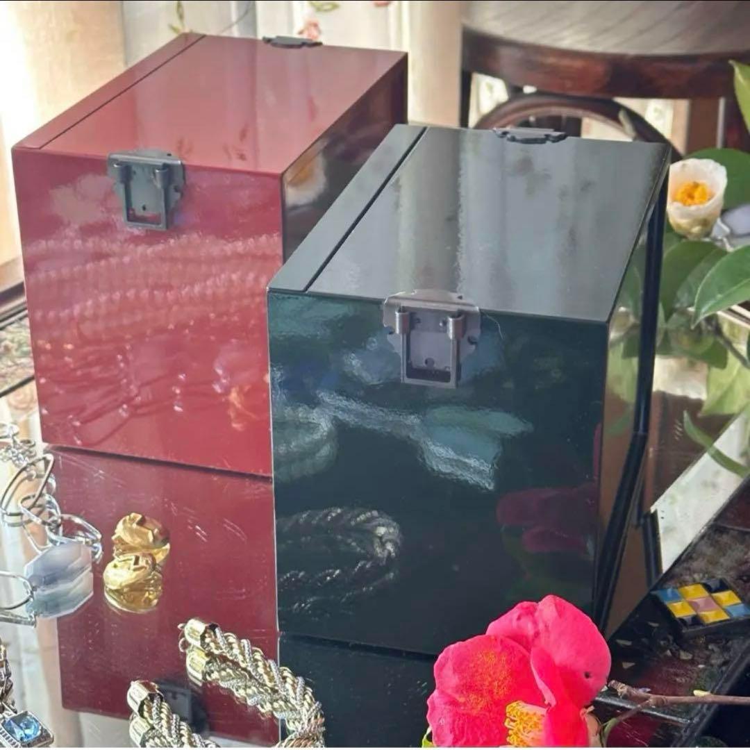 2191様感謝‼️ラストJAPAN輪島螺鈿蒔絵宝石箱「銀河-翠みどり」1点