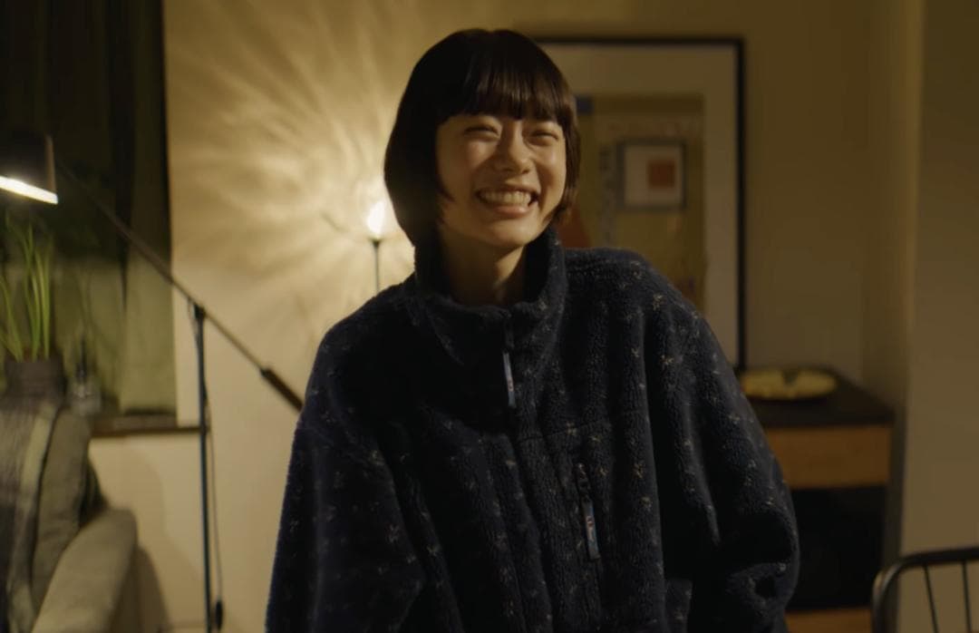 杉咲花着用 LLBean バーズアイ 冬のなんかさ、春のなんかね フリース