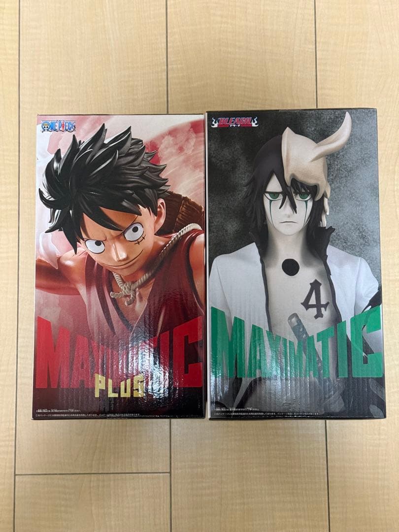 MAXIMATIC ワンピース ルフィ & ブリーチ ウルキオラ 2体セット - メルカリ