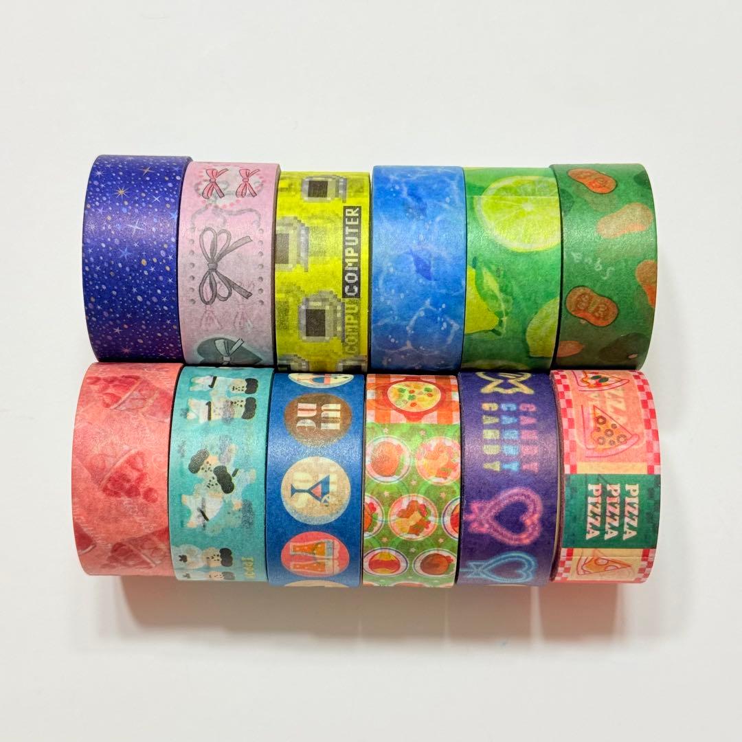 マステまとめ売り 新品12個+5mm幅中古2個 セット - メルカリ