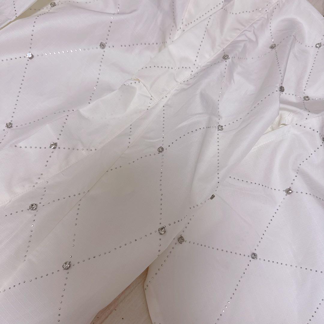 sugar 浴衣 アーガイルビジュー浴衣 リボンパールコサージュ 付き