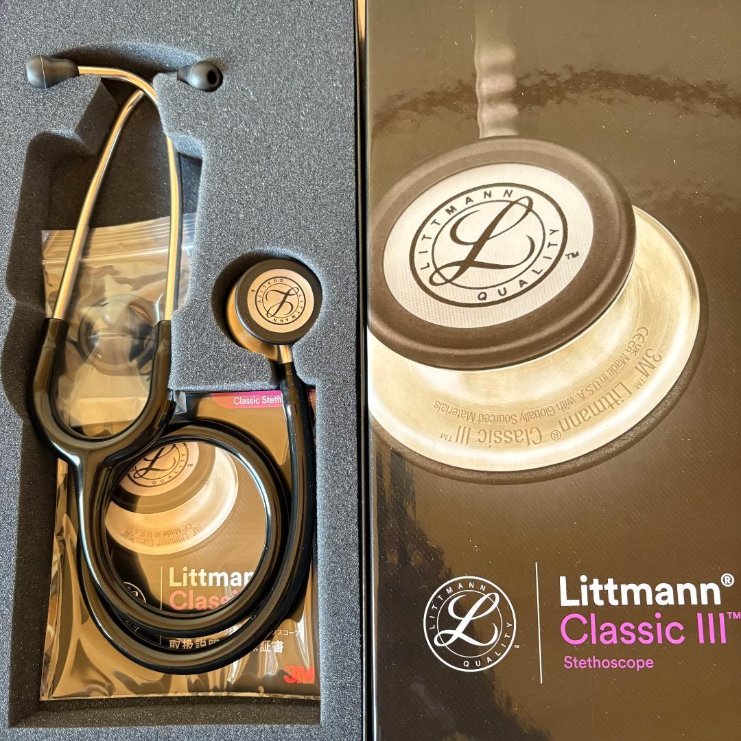 ◆聴診器　3M リットマン クラシックIII （ブラック） 楽天市場】リットマン 聴診器 クラシック3 ブラックエディション 5803