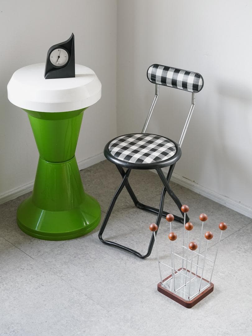 80's ポストモダン vintage フォールディングチェア レトロポップ