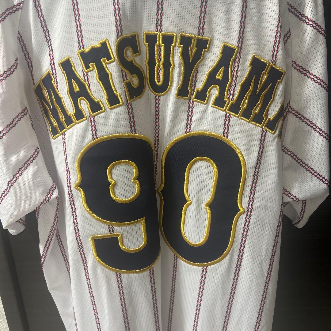 オーダーページ 松山晋也 侍ジャパン 日韓戦 背番号90 レプリカ L