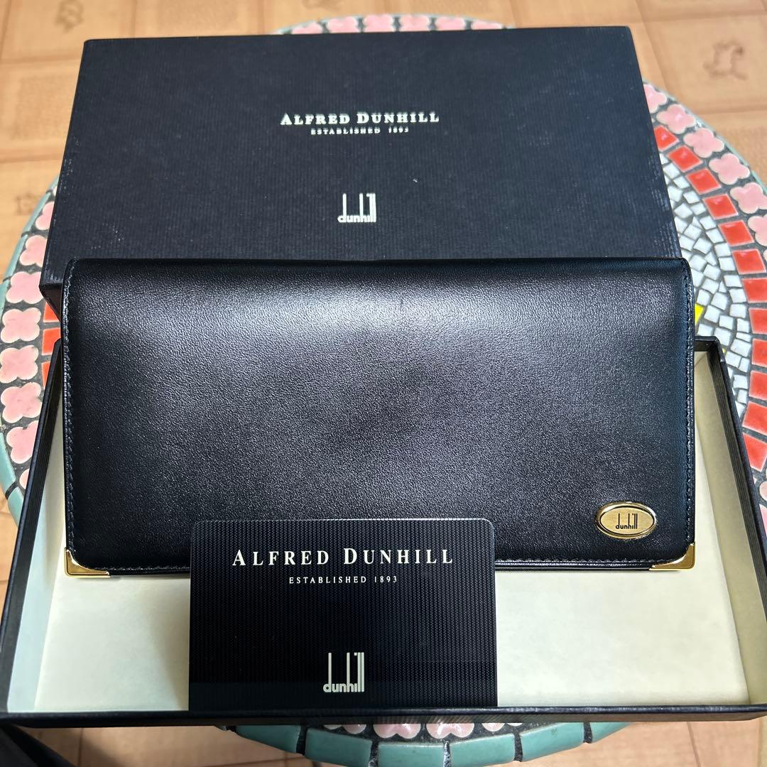 ALFRED DUNHILL ブラック 長財布 - メルカリ
