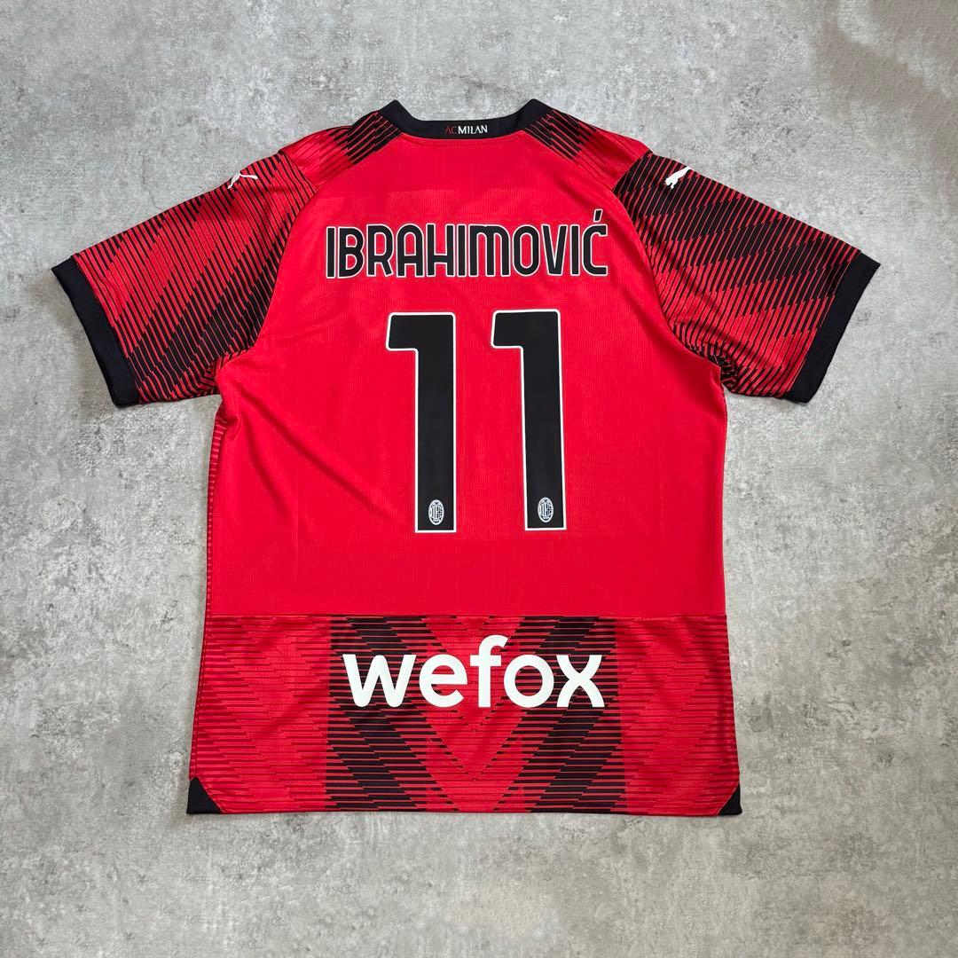 新品】ACミラン 23/24 #11 イブラヒモビッチ ユニフォーム - メルカリ