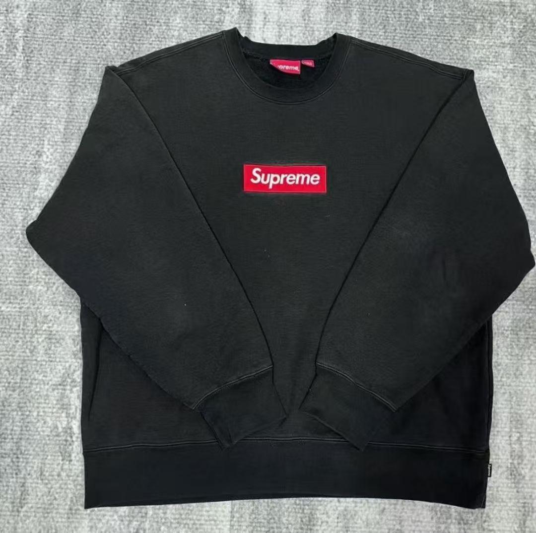 Supreme ブラック スウェットシャツ 楽天市場】【中古】 シュプリーム SUPREME 18AW Box Logo Crewneck