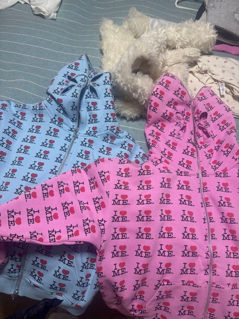 廃盤 Ashley Williams I ♥︎ ME 水色 パーカー - メルカリ