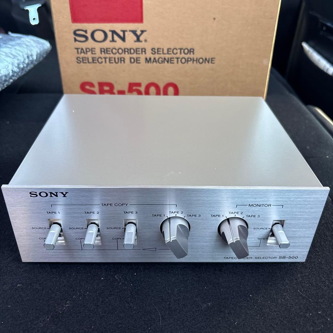 希少 美品 SONY SB-500 元箱 説明書付 テープセレクター - メルカリ
