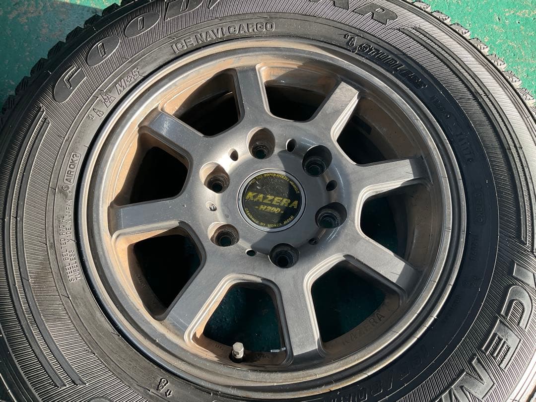 送料無料】ハイエース200系用 195/80R15 中古スタッドレス4本 - メルカリ