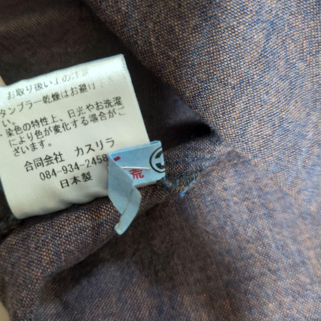 カスリラ kasurira コットン シャツワンピース M〜L - メルカリ