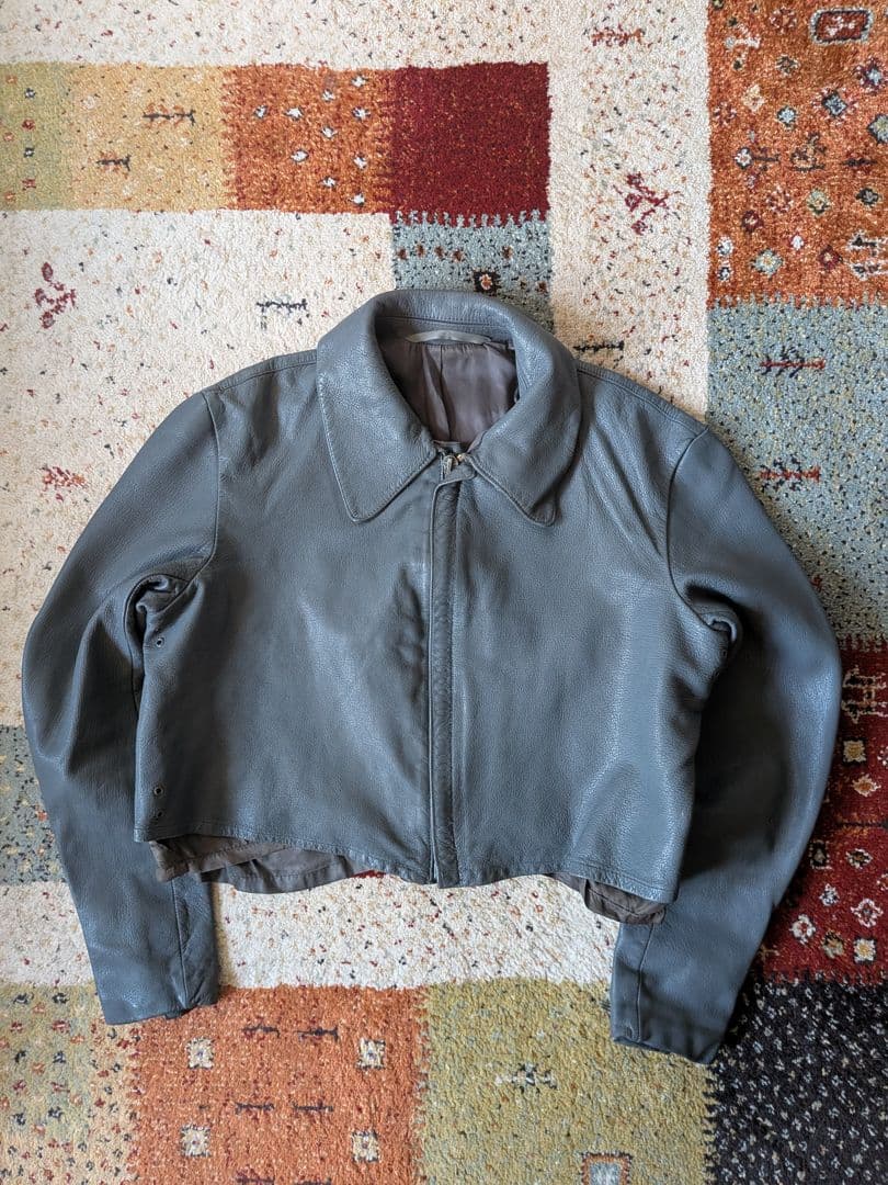 70's ドイツ軍 Bundesmarine Submarine Jacket 🔥SOLDOUT🔥Rare🔥1970s German Navy U-Boat Submarine Leather Jacket