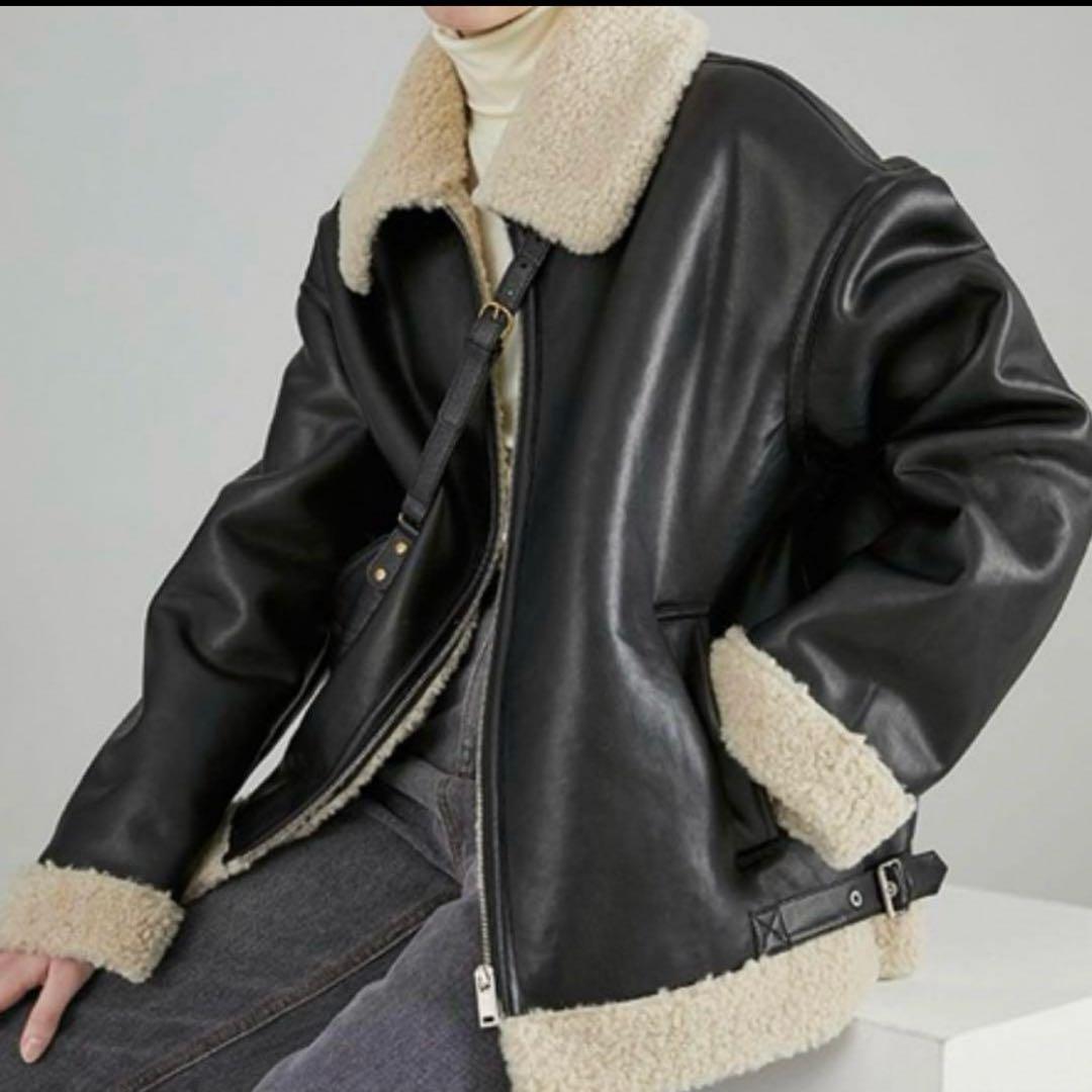 Fano Studios レザーボアライダースジャケット Lサイズ 美品 - メルカリ