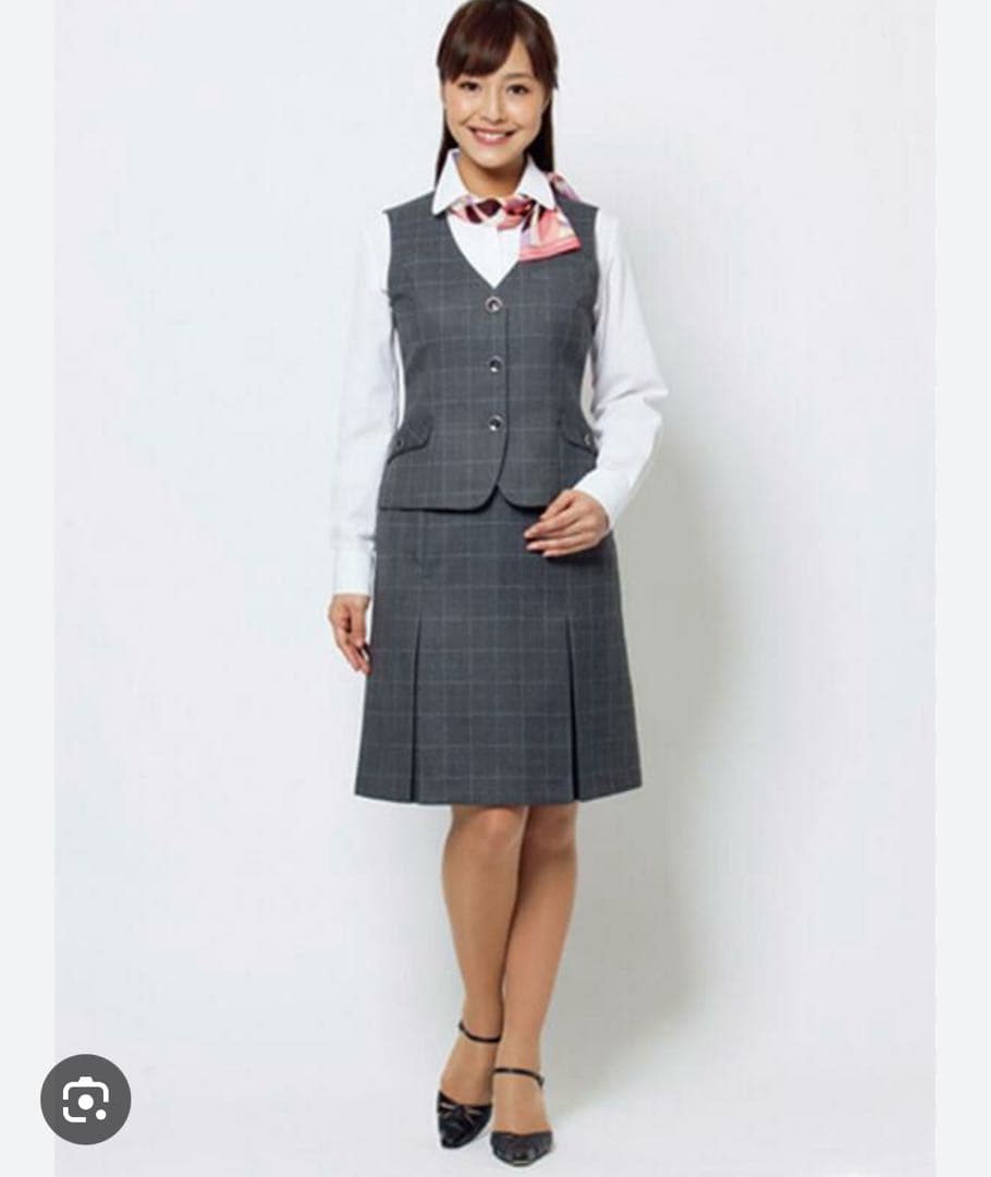 事務服 ベストスカートセット ボンマックス 9号