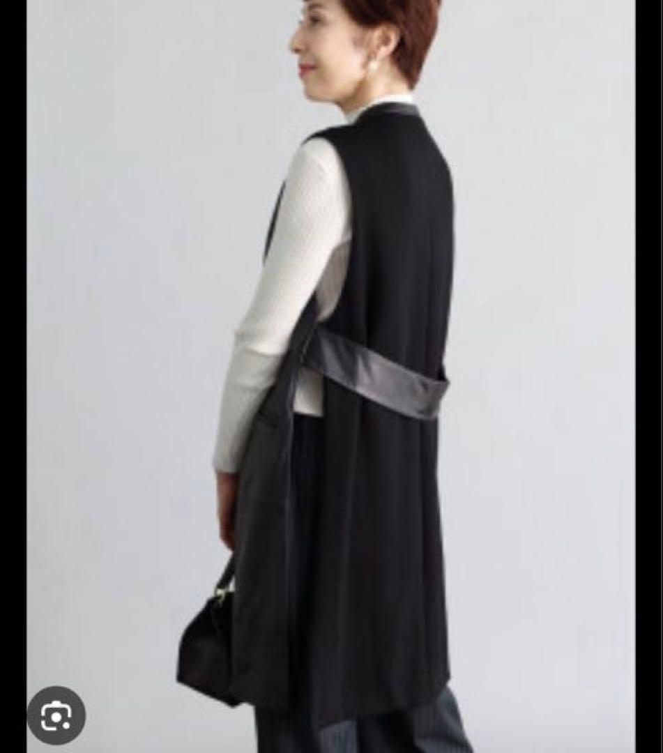 ヤマダヤ Grand Table ラムレザーロングジレ ブラック 新品未使用