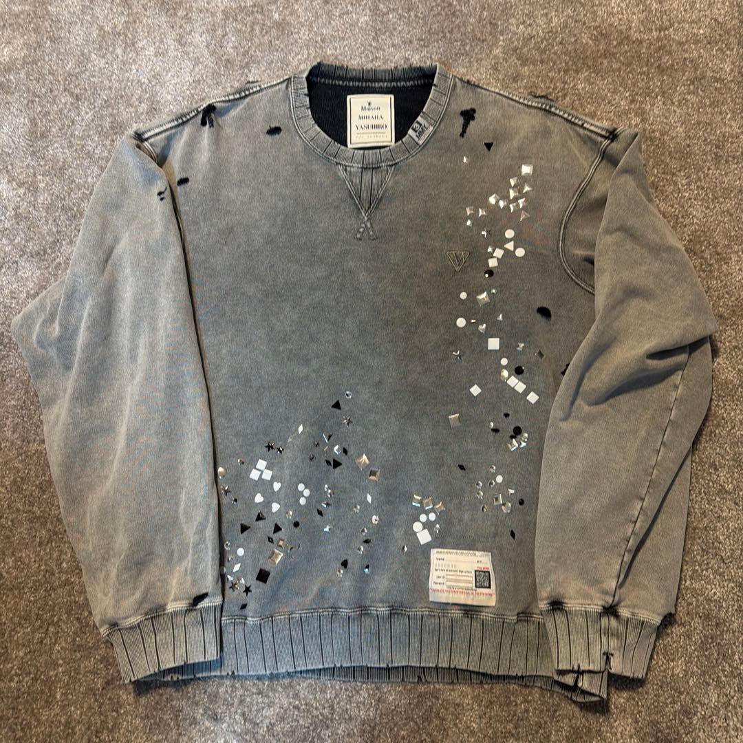 ミハラ ヤスヒロ スタッズトリム プルオーバー - メルカリ