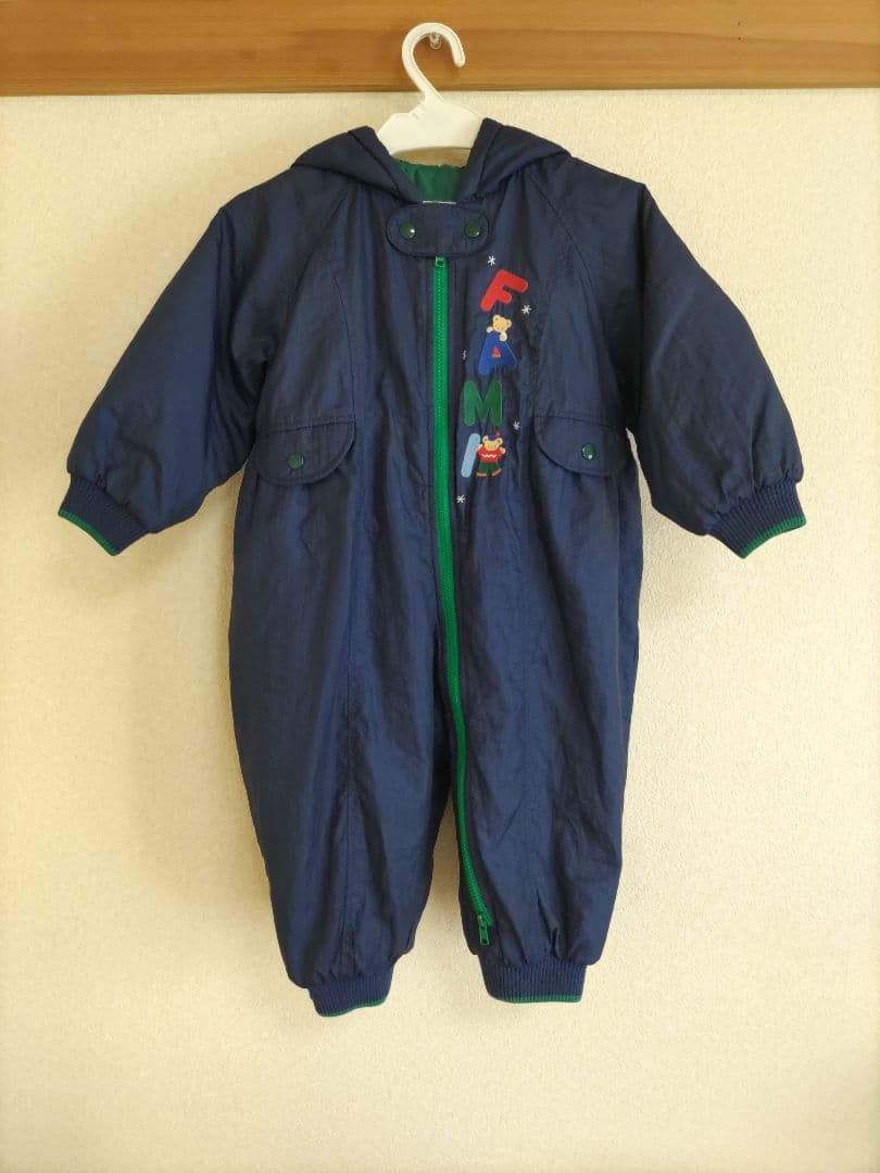 familiar ネイビー ジャンプスーツ 90cm familiar ネイビー ジャンプスーツ 90cm ファミリア ジャンプスーツ 90