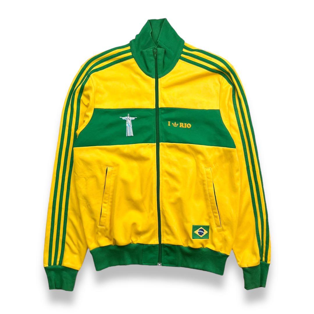 90s adidasアディダス トラックジャケット ジャージ ブラジル サッカー