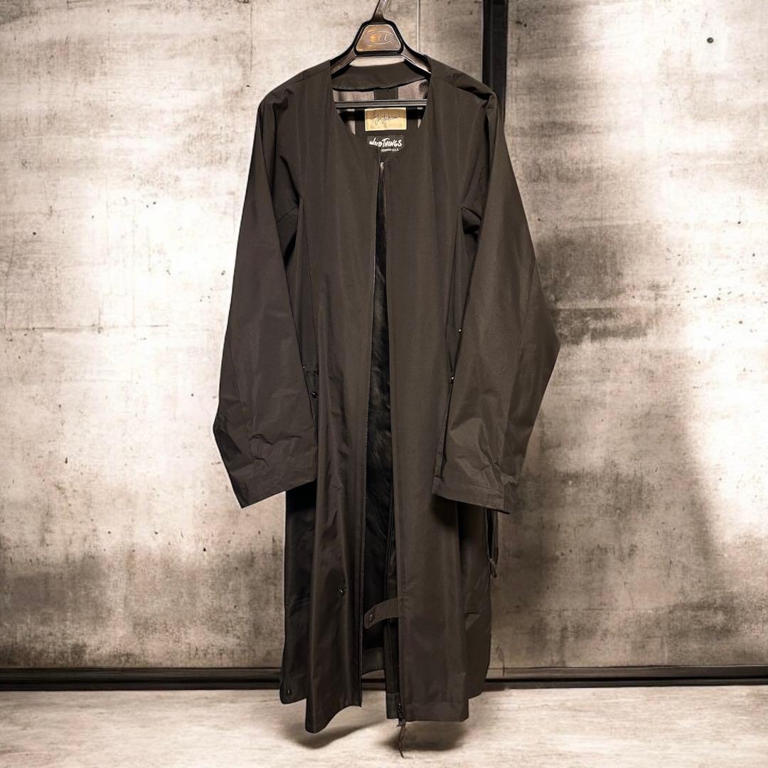 WILD THINGS×JUN MIKAMI ノーカラーシェルコート 22AW