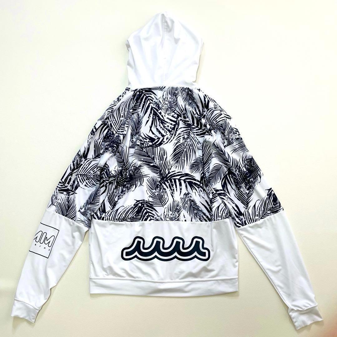 6163 6164【美品】ムータマリン 上下セット ボタニカル リーフ