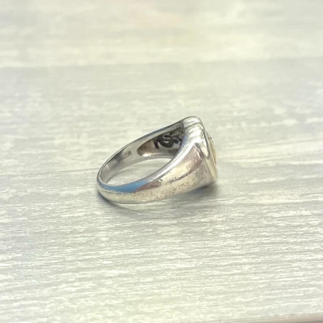 イヴサンローラン リング ハート シルバー 925 指輪 YSL ロゴ - メルカリ