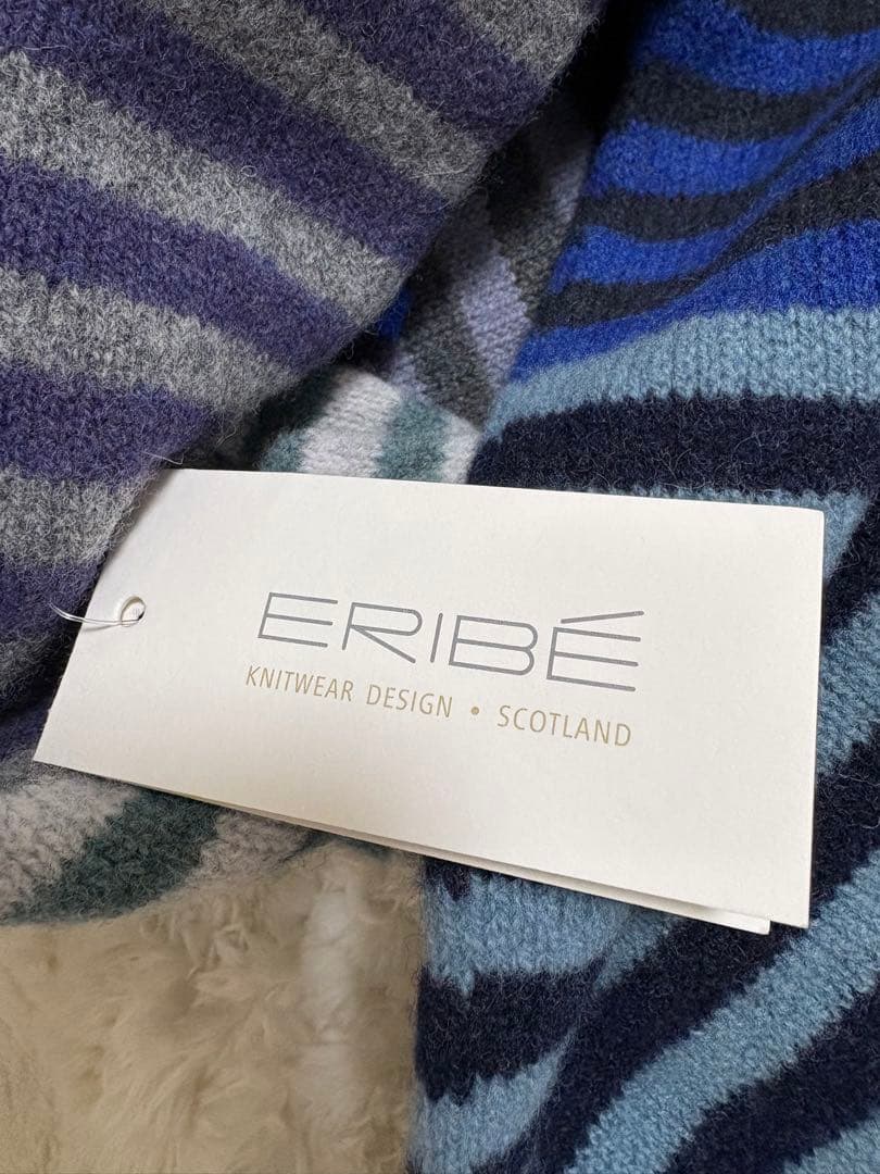 値下げ交渉中 未使用タグ付 【ERIBE】SCOTLAND スヌード