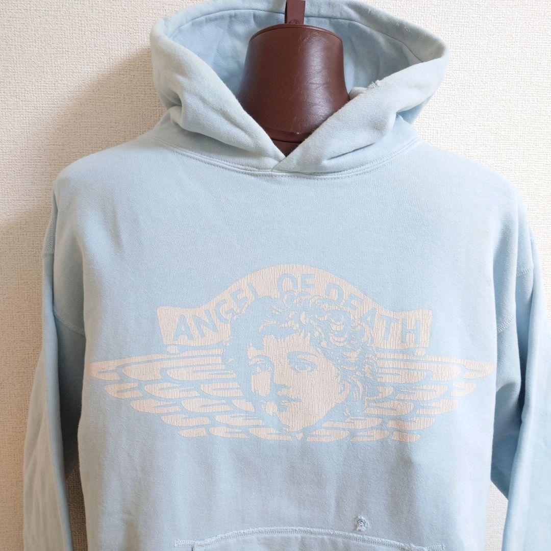 セントマイケル パーカー ダメージ加工 エンジェル フーディー - メルカリ