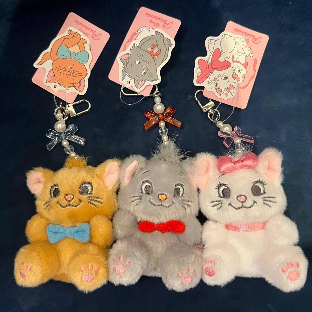 韓国限定】 ディズニー BUTTER マリー おしゃれキャット キーホルダー