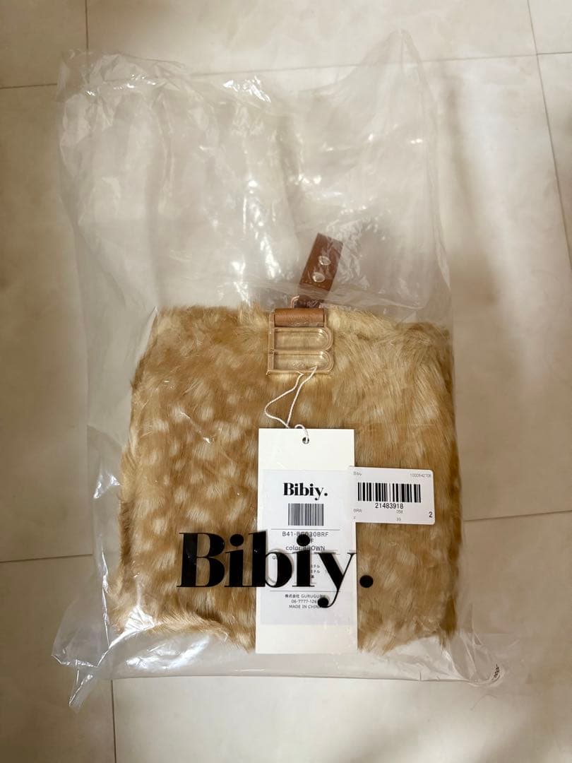 Bibiy B. FUR BOX BAG バンビ ショルダーバッグ 公式 新品 - メルカリ