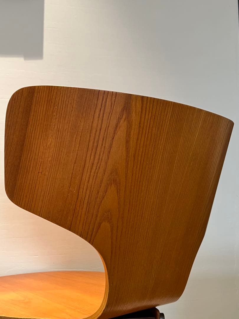 セール 希少 天童木工 剣持勇 ヴィンテージ カブト座椅子／欅材