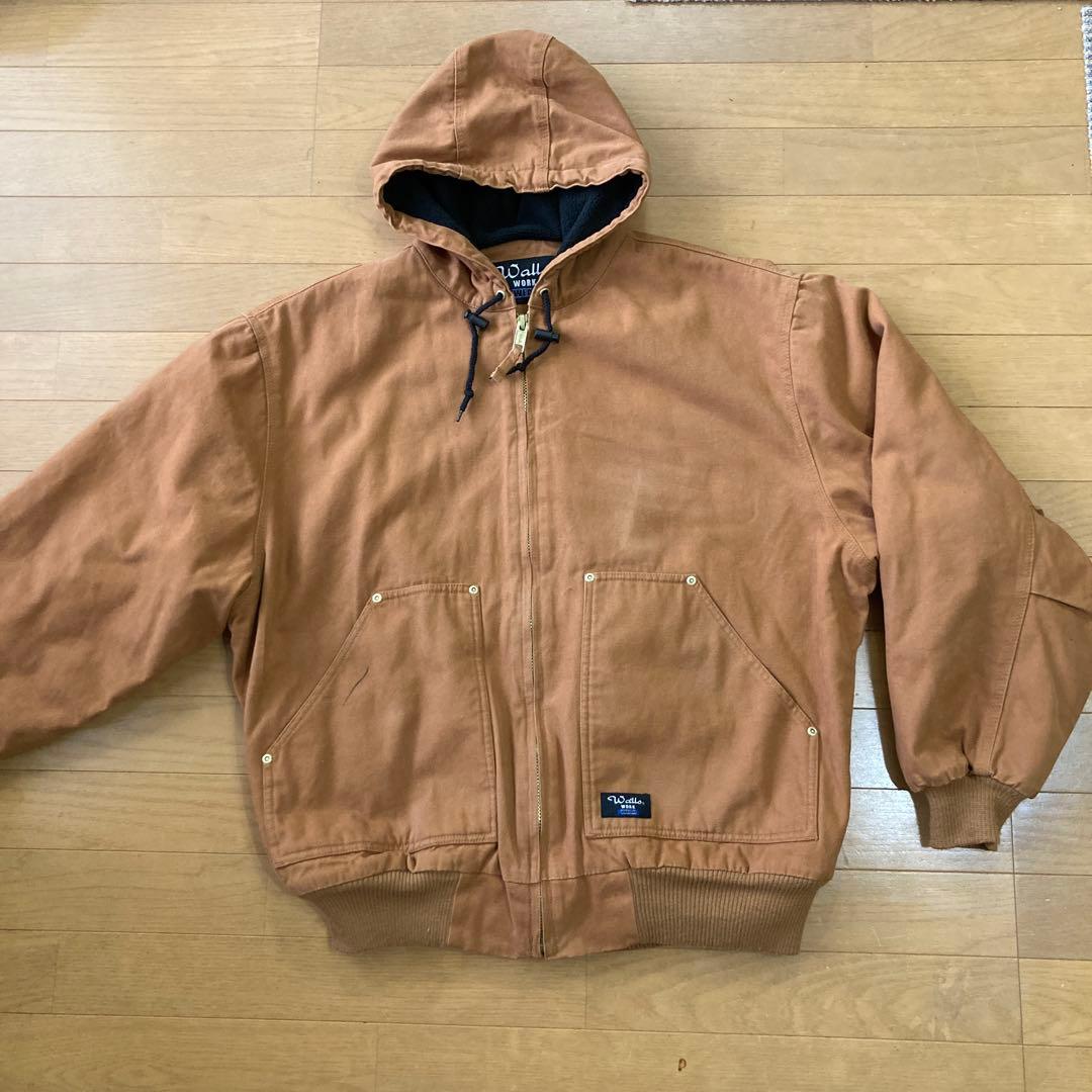 希少WALLSヴィンテージワークダックパーカーアクティブジャケット