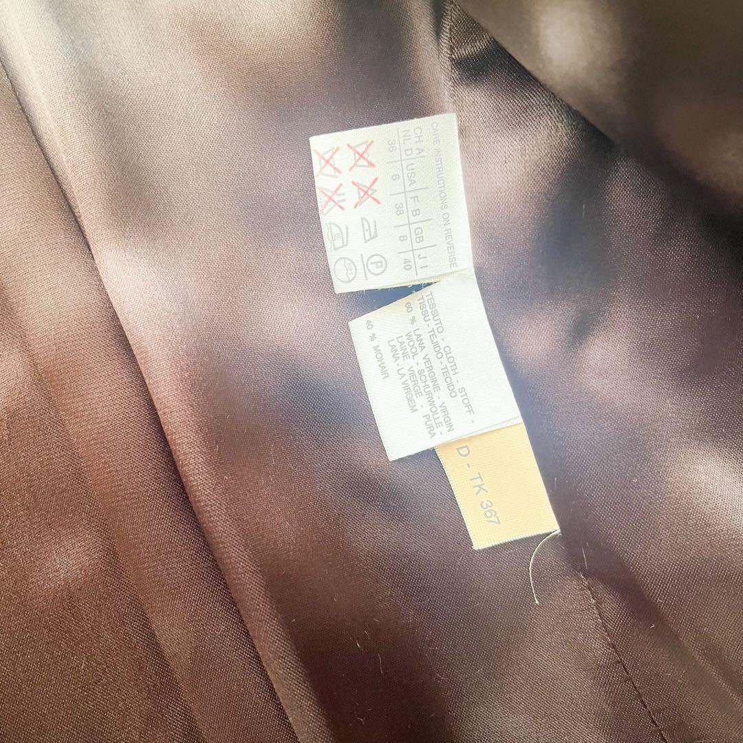 着丈126cm マックスマーラ &コー ダブルブレストコート モヘヤ