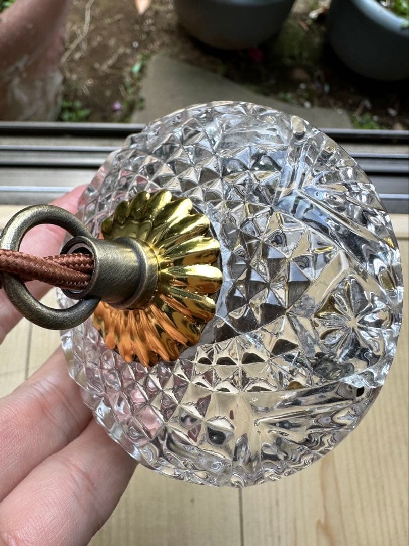 フランス アンティーク スノーフレークとアイシクルドロップの冬ミニ