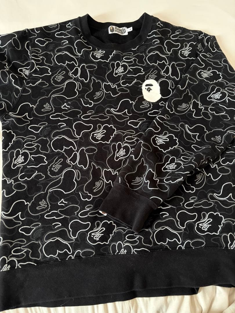 A BATHING APE 迷彩トレーナー A BATHING APE】【日本製】【トレーナー】アベイシングエイプ