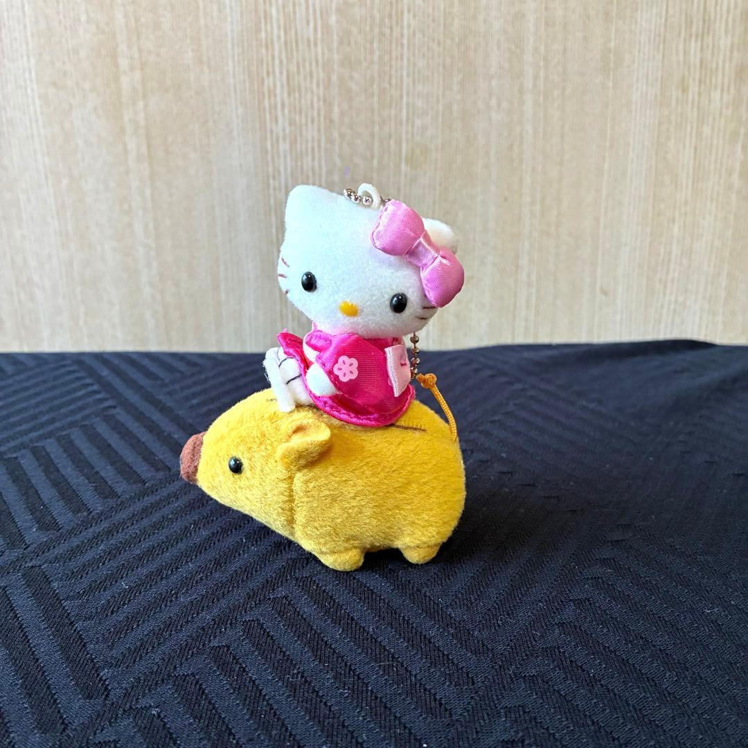 ☆激レア☆ 未使用 ♡ハローキティ イノシシ ぬいぐるみ♡ボール