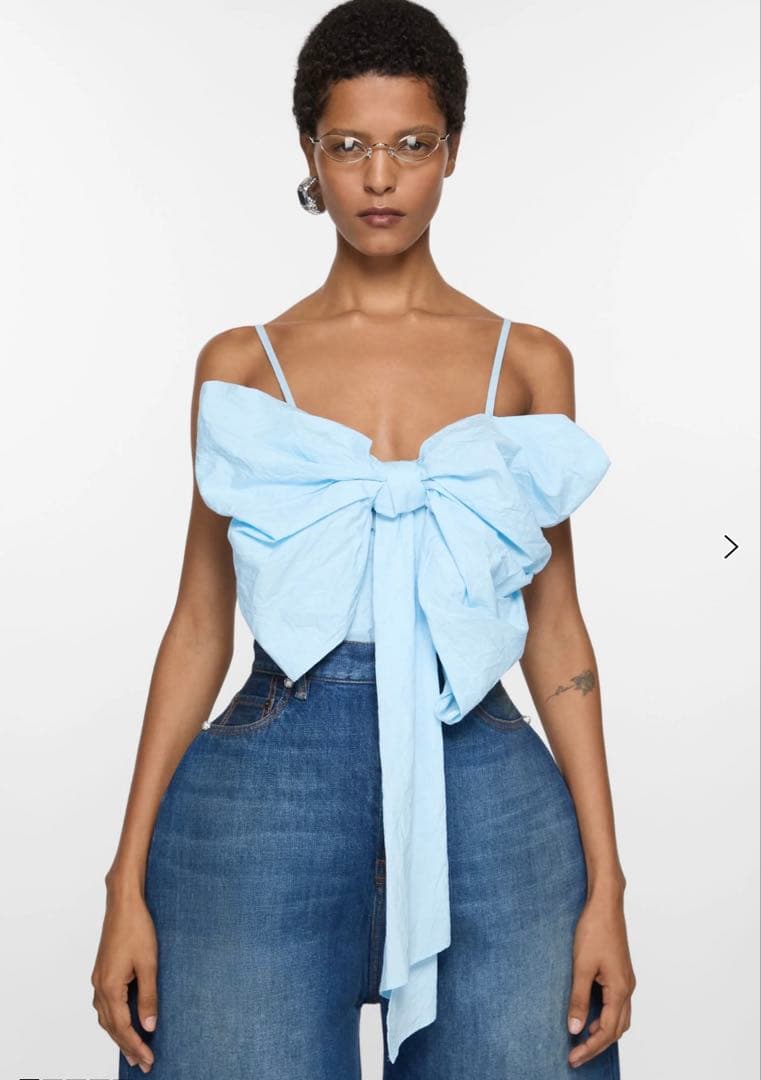 Acne Studios リボンストラップブラウス - メルカリ