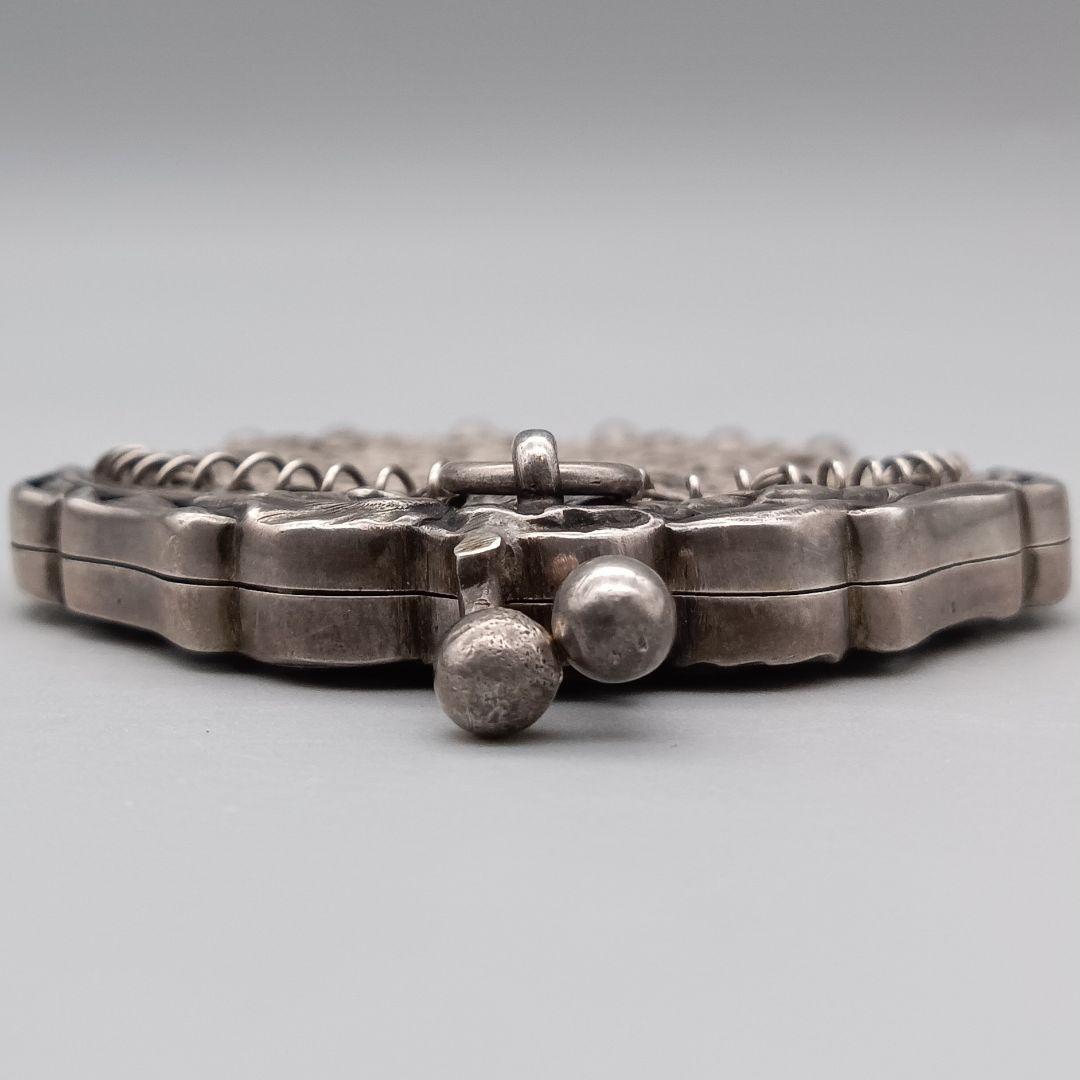 フランス アンティーク コインパース シルバー 銀製 ホールマークあり