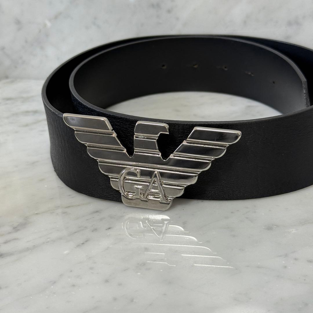 美品 EMPORIO ARMANI アルマーニ ベルト 太幅 銀 本革 イタリア 楽天市場】【スペシャルラッピング付き】エンポリオ アルマーニ