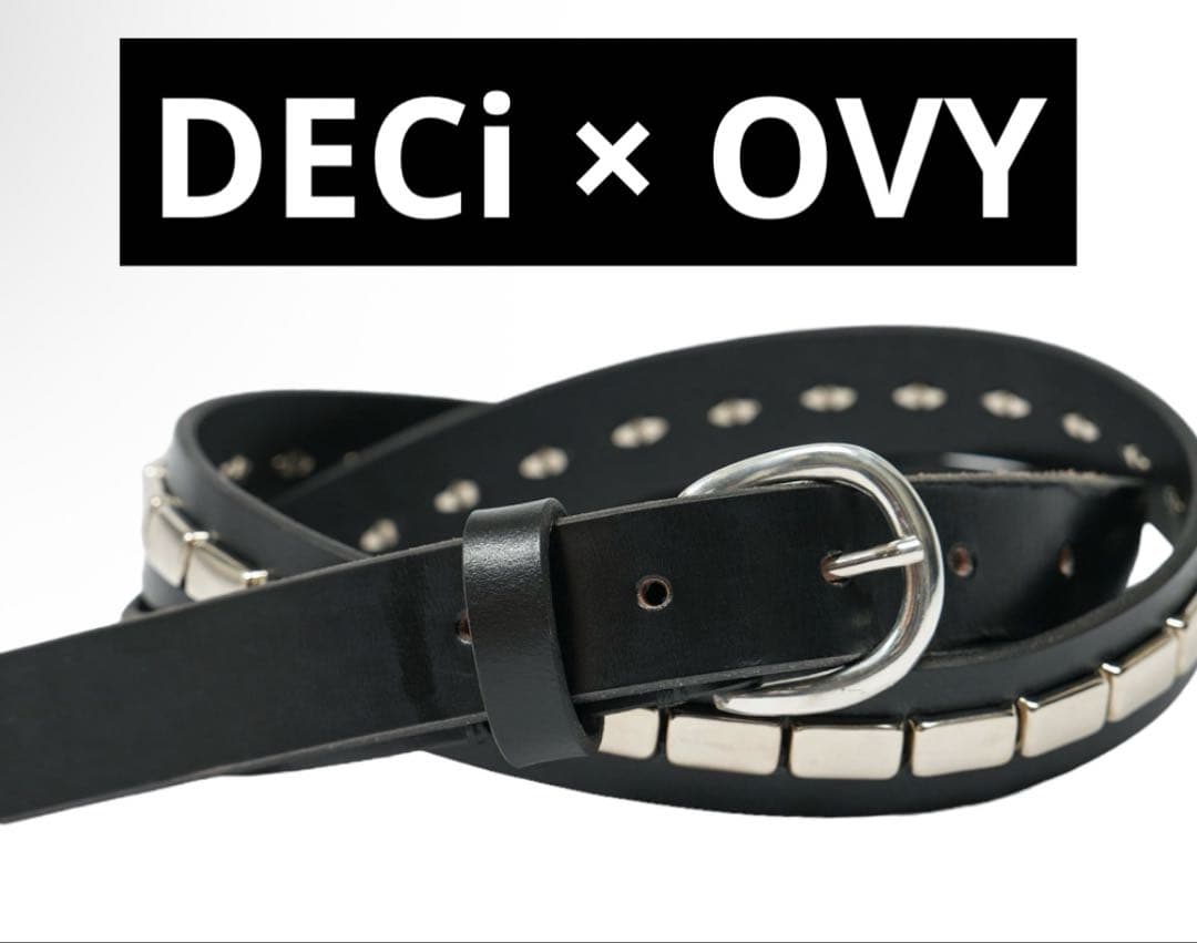 DECI 希少 DECi Bridle studs narrow belt M OVY
