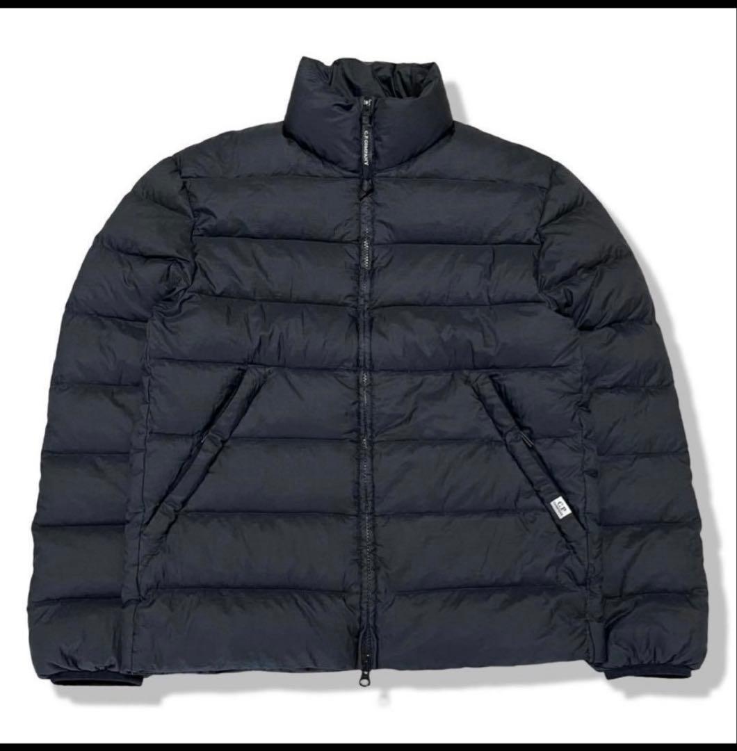 C.P. COMPANY ブラック ダウンジャケット ガーメントダイ - メルカリ