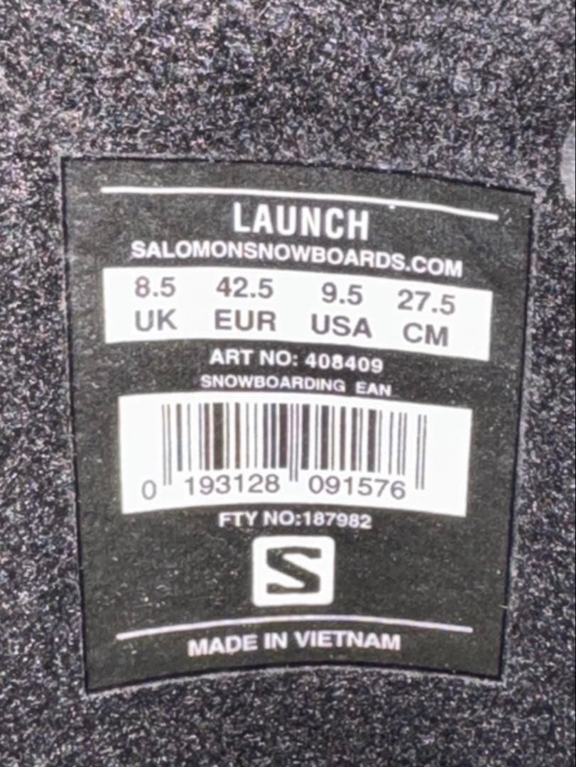 SALOMON LAUNCH 27.5cm／ミディアムフレックス／バッグ付